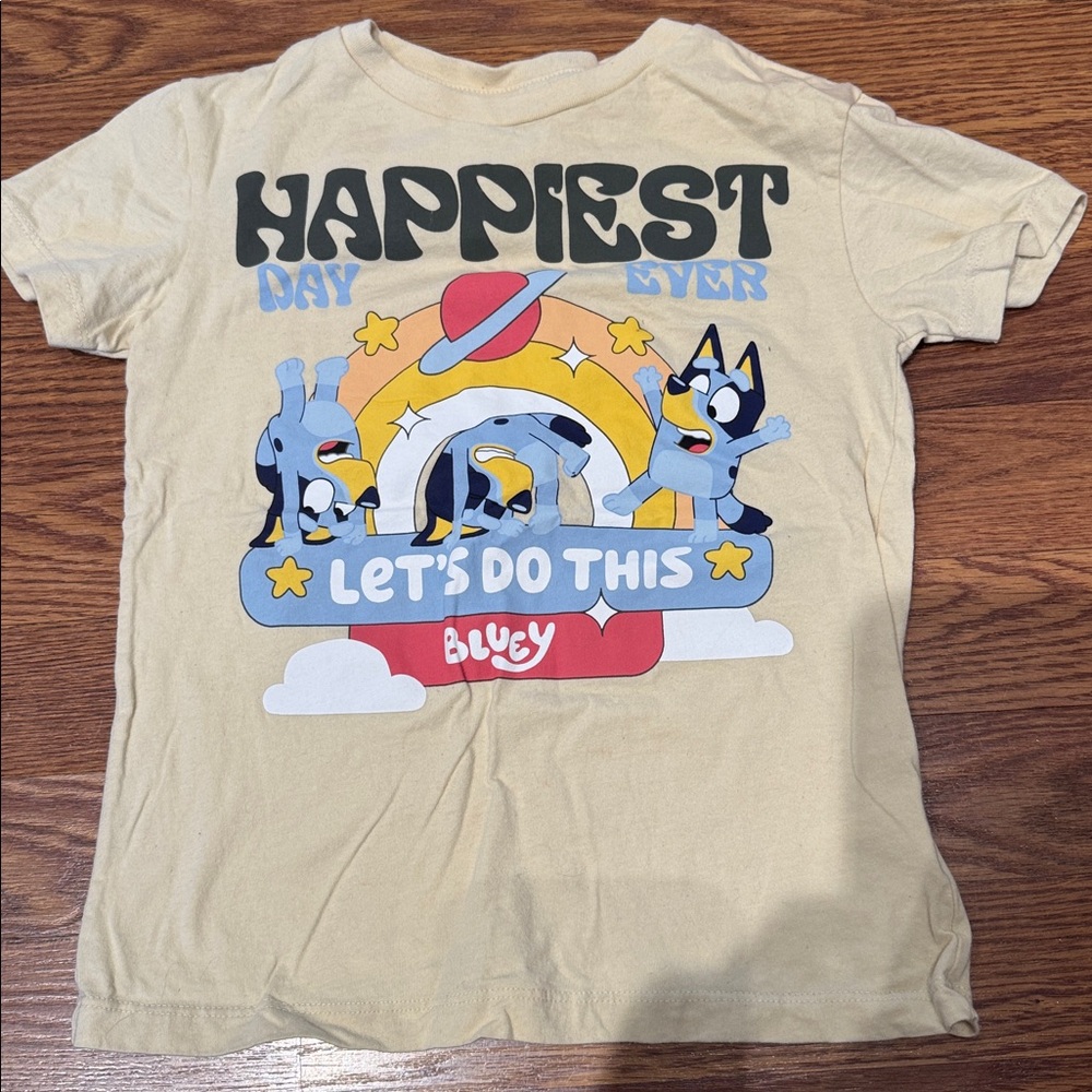 Bluey Kids Size S T‎ Shirt Let’s Do This